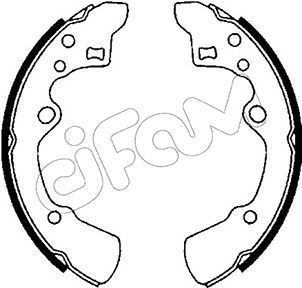 Stabdžių trinkelių komplektas CIFAM 153-205