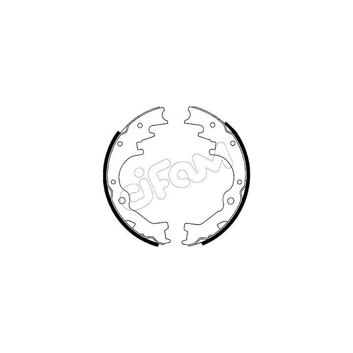 Stabdžių trinkelių komplektas CIFAM 153-208