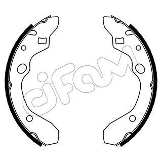 Stabdžių trinkelių komplektas CIFAM 153-210