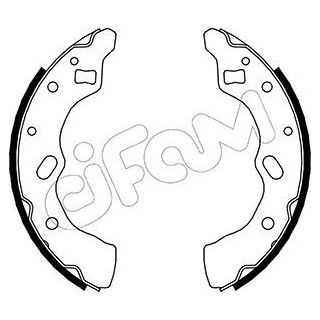 Stabdžių trinkelių komplektas CIFAM 153-211