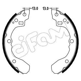 Stabdžių trinkelių komplektas CIFAM 153-213