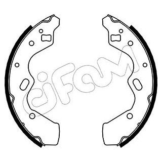Stabdžių trinkelių komplektas CIFAM 153-219