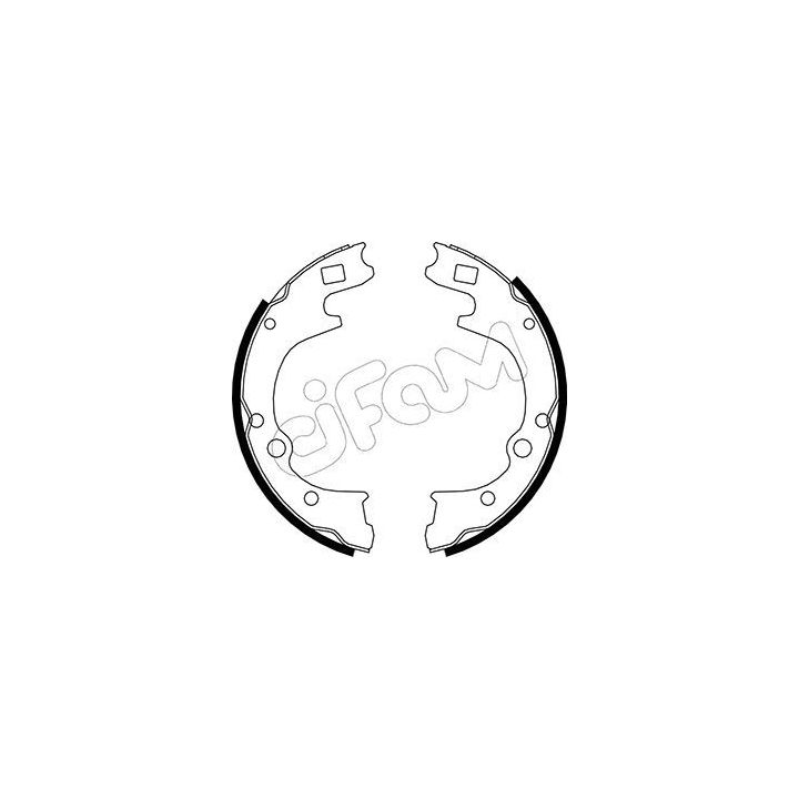 Stabdžių trinkelių komplektas CIFAM 153-221