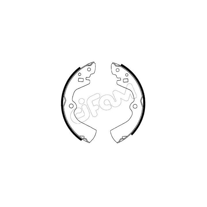 Stabdžių trinkelių komplektas CIFAM 153-277