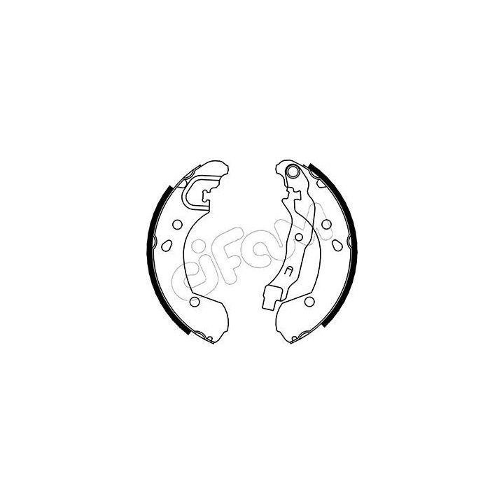 Stabdžių trinkelių komplektas CIFAM 153-290