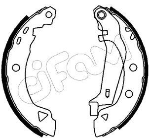 Stabdžių trinkelių komplektas CIFAM 153-346Y