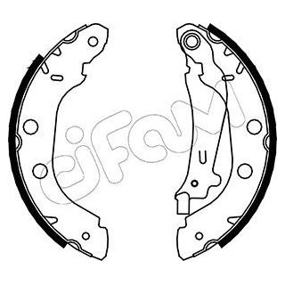 Stabdžių trinkelių komplektas CIFAM 153-354