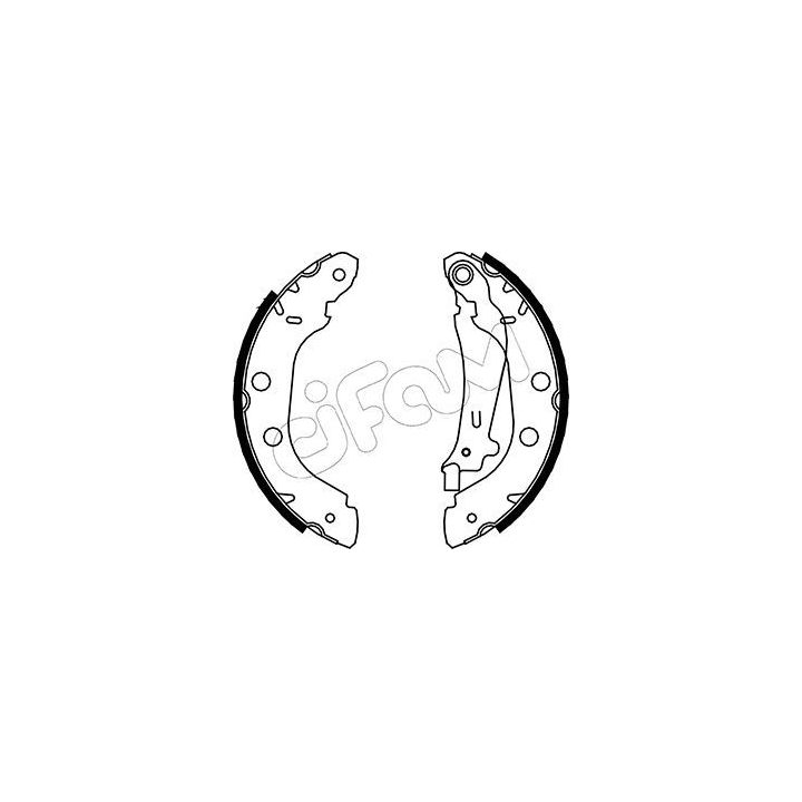 Stabdžių trinkelių komplektas CIFAM 153-354