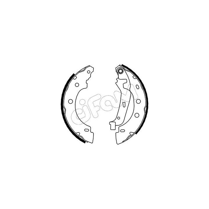 Stabdžių trinkelių komplektas CIFAM 153-355