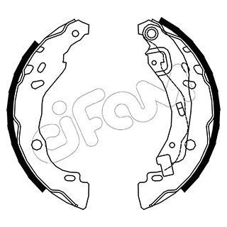 Stabdžių trinkelių komplektas CIFAM 153-359