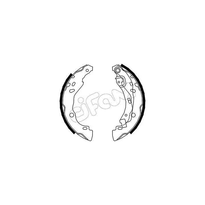 Stabdžių trinkelių komplektas CIFAM 153-359