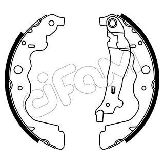 Stabdžių trinkelių komplektas CIFAM 153-365