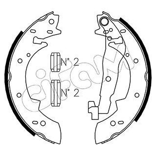 Stabdžių trinkelių komplektas CIFAM 153-475