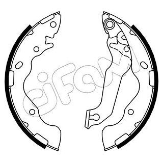 Stabdžių trinkelių komplektas CIFAM 153-504