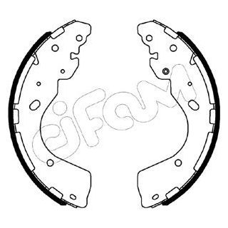 Stabdžių trinkelių komplektas CIFAM 153-508