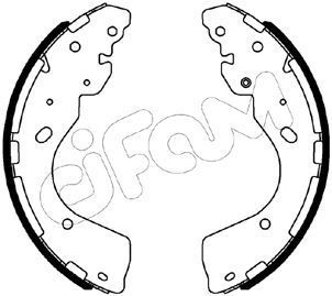 Stabdžių trinkelių komplektas CIFAM 153-508