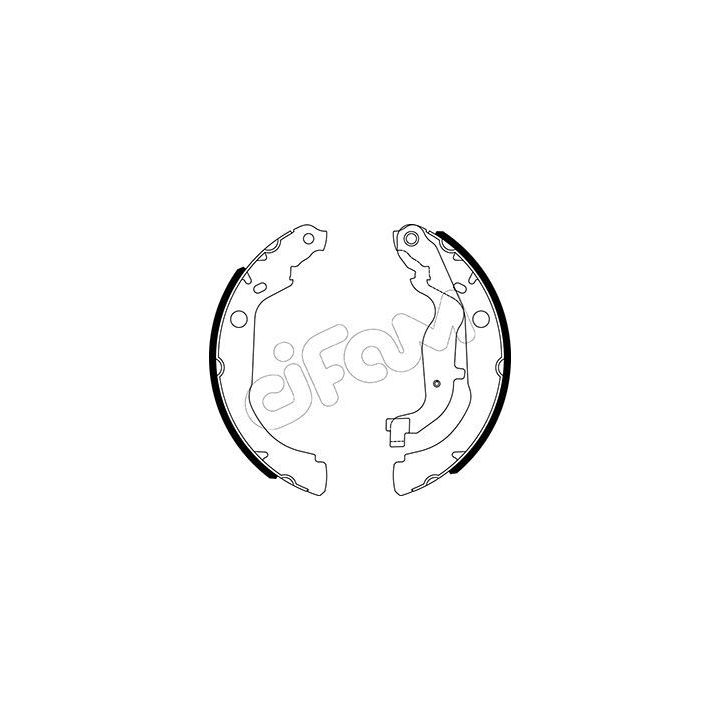 Stabdžių trinkelių komplektas CIFAM 153-535