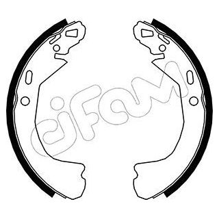 Stabdžių trinkelių komplektas CIFAM 153-551