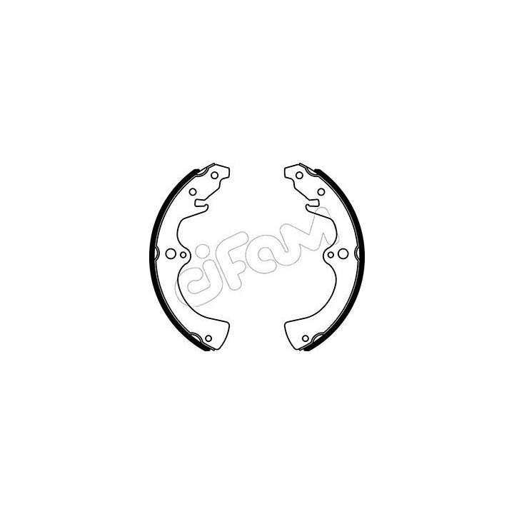 Stabdžių trinkelių komplektas CIFAM 153-577