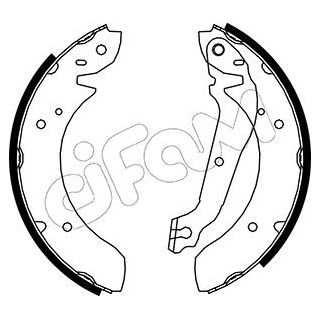 Stabdžių trinkelių komplektas CIFAM 153-584