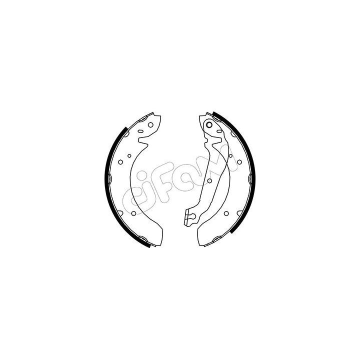 Stabdžių trinkelių komplektas CIFAM 153-584