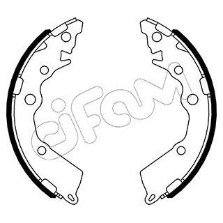 Stabdžių trinkelių komplektas CIFAM 153-588