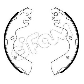 Stabdžių trinkelių komplektas CIFAM 153-654