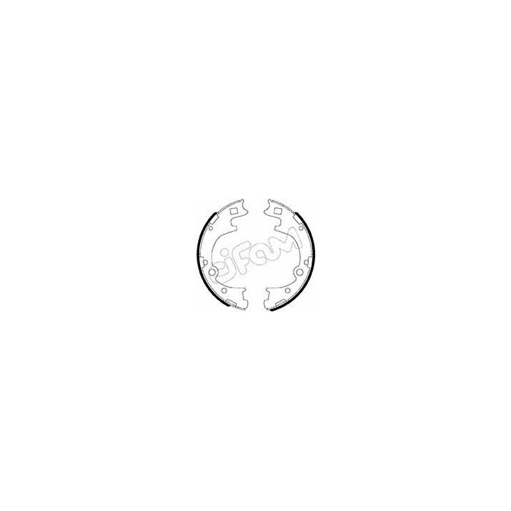 Stabdžių trinkelių komplektas CIFAM 153-660