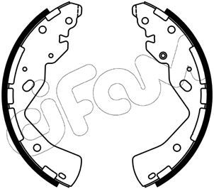 Stabdžių trinkelių komplektas CIFAM 153-668