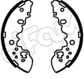 Stabdžių trinkelių komplektas CIFAM 153-696