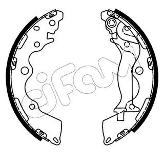 Stabdžių trinkelių komplektas CIFAM 153-739