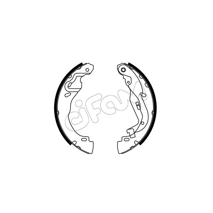 Stabdžių trinkelių komplektas CIFAM 153-749