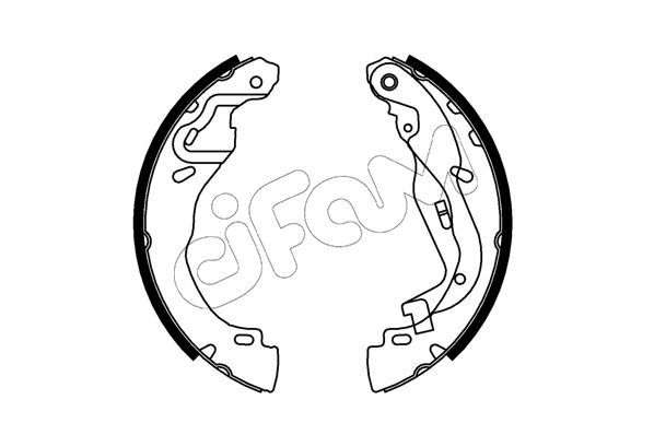 Stabdžių trinkelių komplektas CIFAM 153-749