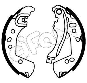 Stabdžių trinkelių komplektas CIFAM 153-766