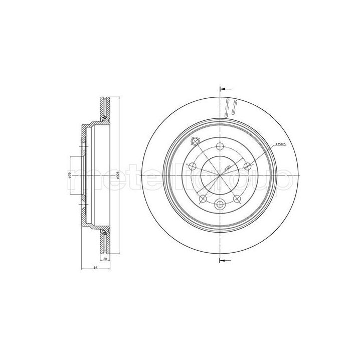 Stabdžių diskas CIFAM 800-1019C