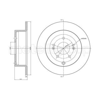 Stabdžių diskas CIFAM 800-1143C