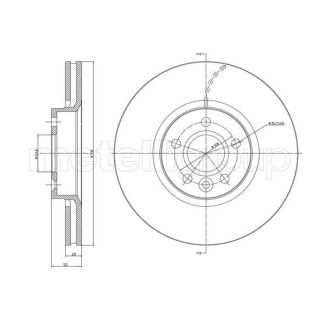 Stabdžių diskas CIFAM 800-1181C