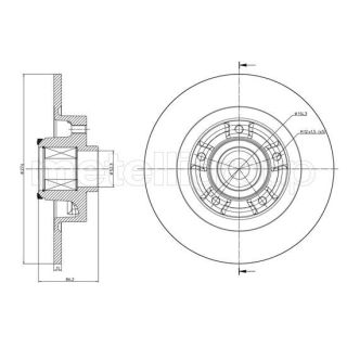 Stabdžių diskas CIFAM 800-1232