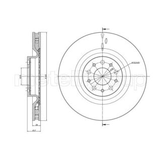 Stabdžių diskas CIFAM 800-1392C
