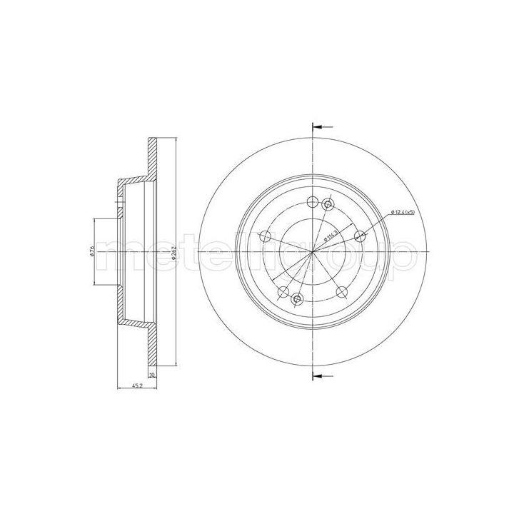Stabdžių diskas CIFAM 800-1440C