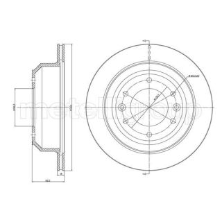 Stabdžių diskas CIFAM 800-1556