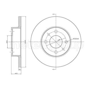 Stabdžių diskas CIFAM 800-156