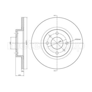 Stabdžių diskas CIFAM 800-179