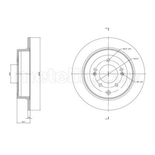 Stabdžių diskas CIFAM 800-1820C