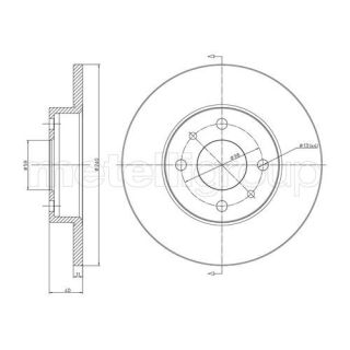 Stabdžių diskas CIFAM 800-232C