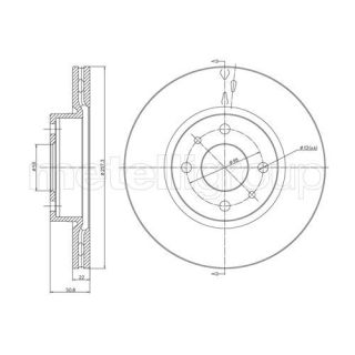 Stabdžių diskas CIFAM 800-240