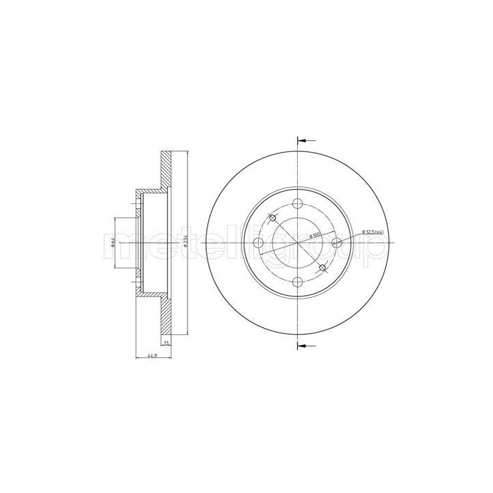 Stabdžių diskas CIFAM 800-478