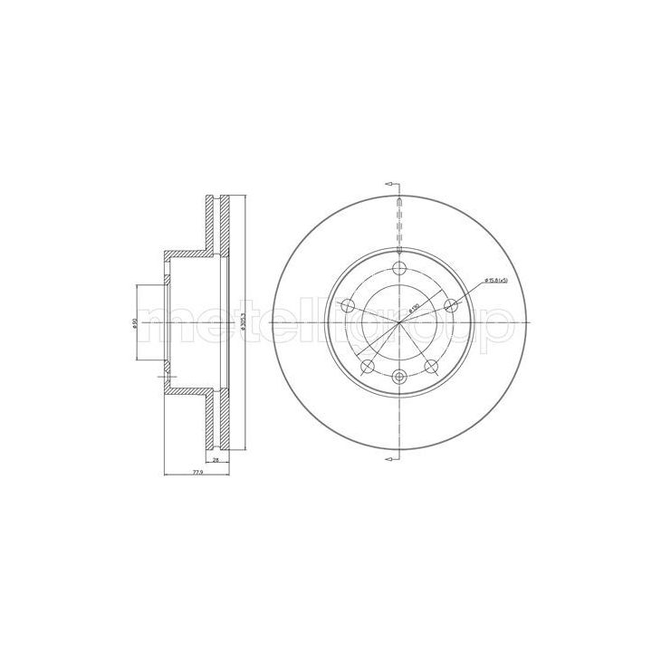 Stabdžių diskas CIFAM 800-532C
