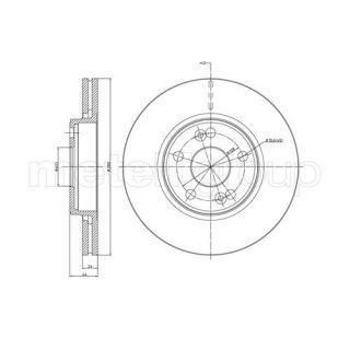 Stabdžių diskas CIFAM 800-533