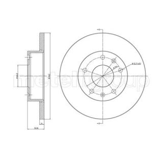 Stabdžių diskas CIFAM 800-544C